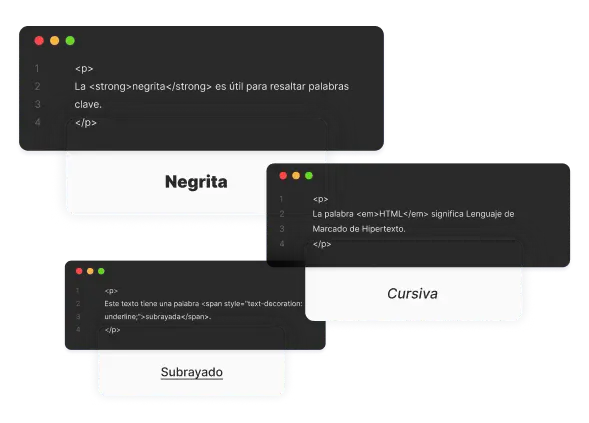 Potencia tus palabras_ Negrita, Cursiva y Subrayado en HTML